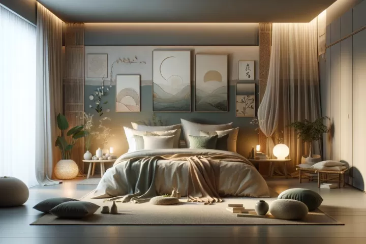 A dreamlike bedroom symbolising privacy, rest, and emotional boundaries.