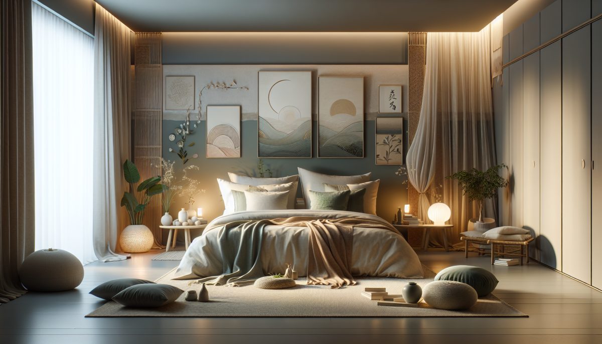 A tranquil bedroom, symbolising rest and introspection.