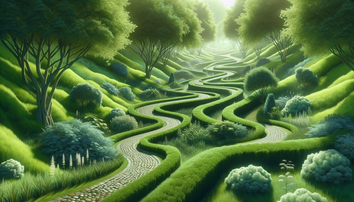 A winding road through a picturesque landscape, symbolising life's journey.